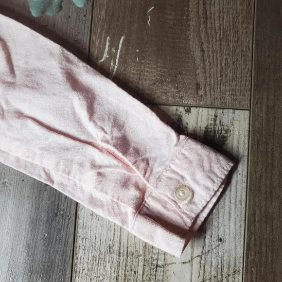 Carter's Pink Size 24m Baby Toddler Boy Button Down Bodysuit 100% Cotton EUC - Picture 6 of 10